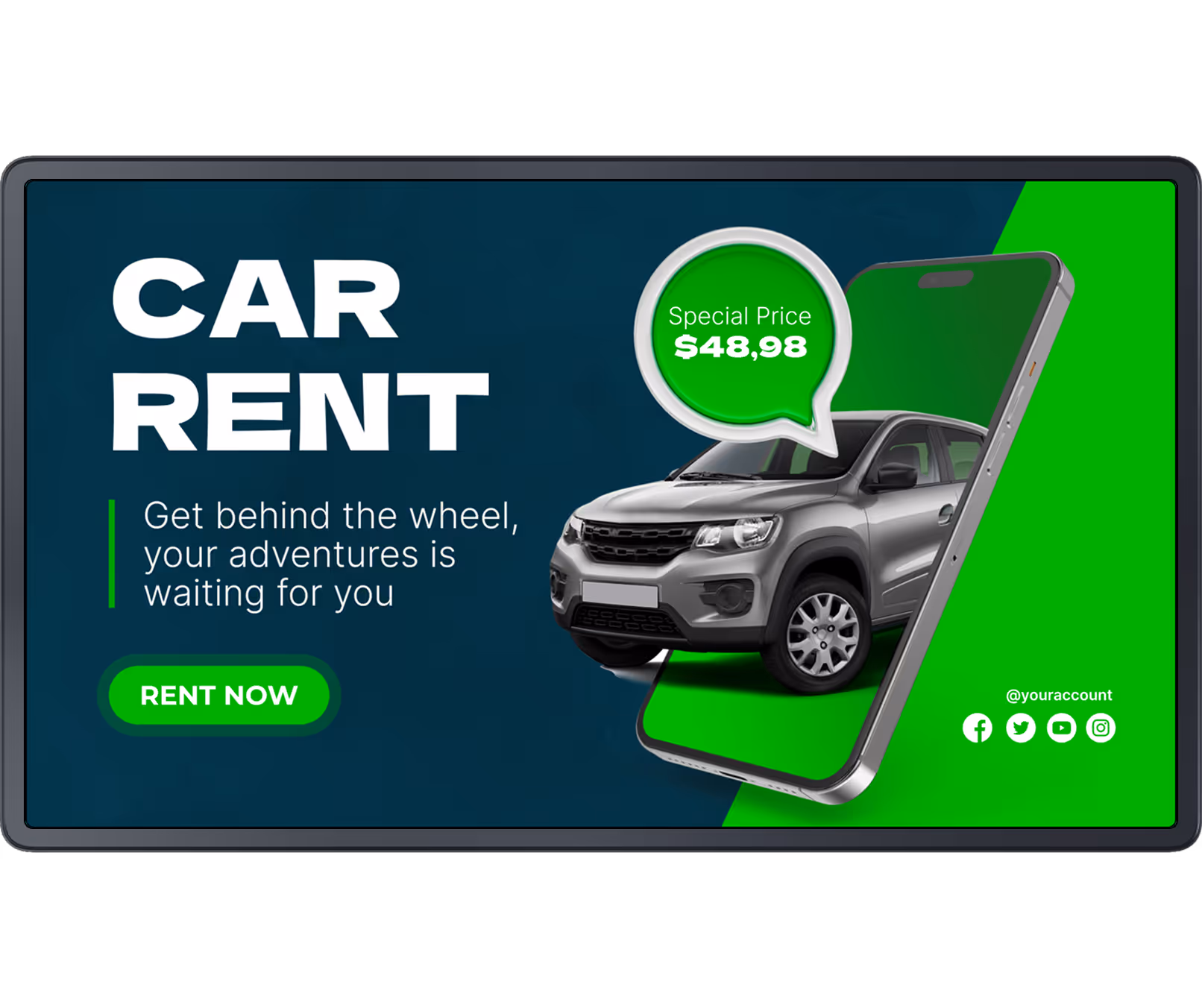 Interactive Scenarios Car rent template